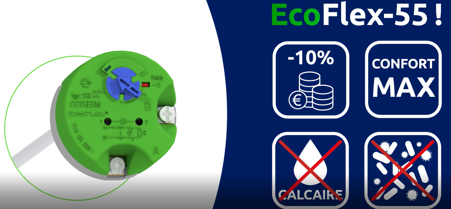 NOUVEAU ! 10% d&#8217;économie d&#8217;énergie avec EcoFlex-55